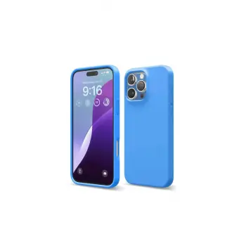 Lopard İphone 16 Pro Max Kılıf First Silikon - Mavi