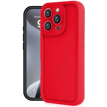 Lopard İphone 16 Pro Max Kılıf Viera Silikon - Kırmızı