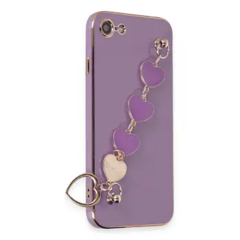 Lopard İphone 7 Kılıf Esila Silikon - Mor