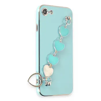 Lopard İphone 7 Kılıf Esila Silikon - Su Yeşili