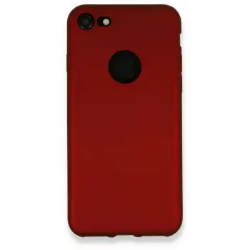 Lopard İphone 7 Kılıf First Silikon - Bordo