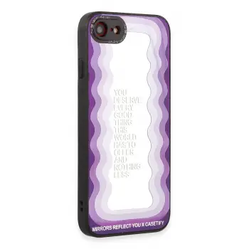 Lopard İphone 7 Kılıf Mirror Desenli Kapak - Mirror - 5