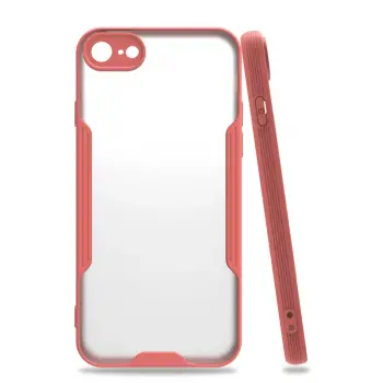 Lopard İphone 7 Kılıf Platin Silikon - Pembe