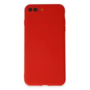 Lopard İphone 7 Plus Kılıf First Silikon - Kırmızı