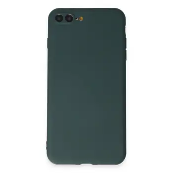 Lopard İphone 7 Plus Kılıf First Silikon - Koyu Yeşil