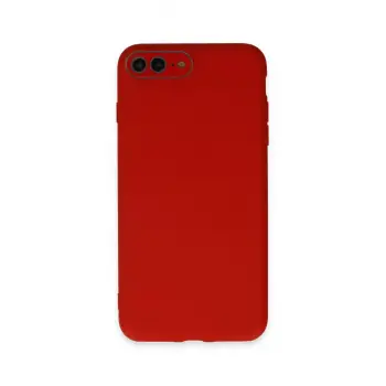 Lopard İphone 7 Plus Kılıf Lansman Glass Kapak - Kırmızı