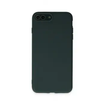 Lopard İphone 7 Plus Kılıf Lansman Glass Kapak - Koyu Yeşil