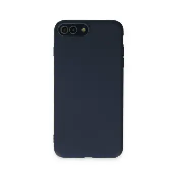 Lopard İphone 7 Plus Kılıf Lansman Glass Kapak - Lacivert