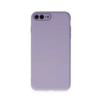 Lopard İphone 7 Plus Kılıf Lansman Glass Kapak - Lila