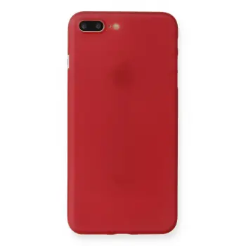 Lopard İphone 7 Plus Kılıf Pp Ultra İnce Kapak - Kırmızı