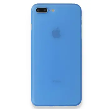 Lopard İphone 8 Plus Kılıf Pp Ultra İnce Kapak - Mavi