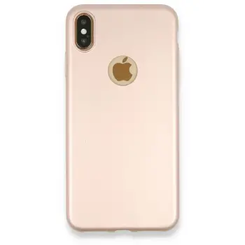 Lopard İphone Xs Max Kılıf First Silikon - Rose Gold