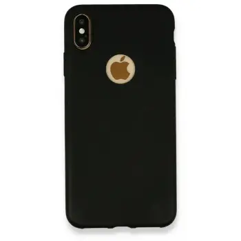 Lopard İphone Xs Max Kılıf First Silikon - Siyah