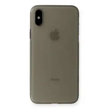 Lopard İphone Xs Max Kılıf Pp Ultra İnce Kapak - Gri