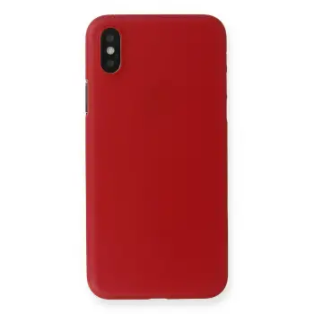 Lopard İphone Xs Max Kılıf Pp Ultra İnce Kapak - Kırmızı