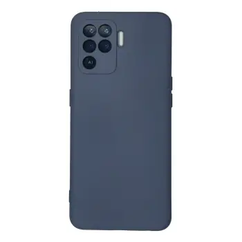 Lopard Oppo Reno 5 Lite Kılıf Nano İçi Kadife Silikon - Gri