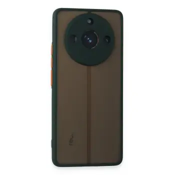 Lopard Realme 11 Pro Kılıf Montreal Silikon Kapak - Yeşil