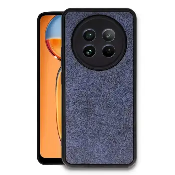 Lopard Realme 12 5g Kılıf Aras Deri Kapak - Lacivert