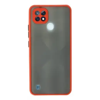 Lopard Realme C21 Kılıf Montreal Silikon Kapak - Kırmızı