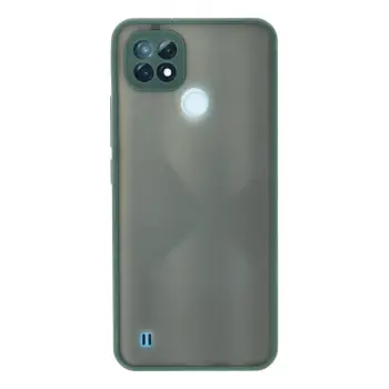 Lopard Realme C21 Kılıf Montreal Silikon Kapak - Yeşil