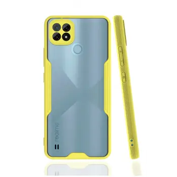 Lopard Realme C21 Kılıf Platin Silikon - Sarı