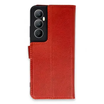 Lopard Realme C65 Kılıf Trend S Plus Kapaklı Kılıf - Kırmızı