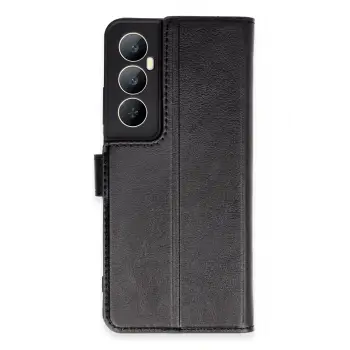 Lopard Realme C65 Kılıf Trend S Plus Kapaklı Kılıf - Siyah