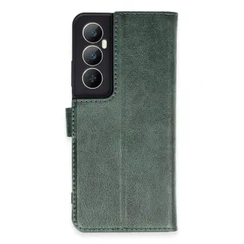 Lopard Realme C65 Kılıf Trend S Plus Kapaklı Kılıf - Yeşil