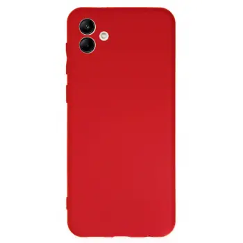 Lopard Samsung Galaxy A04 Kılıf First Silikon - Kırmızı