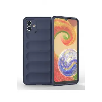 Lopard Samsung Galaxy A04 Kılıf Optimum Silikon - Lacivert