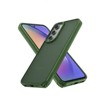 Lopard Samsung Galaxy A04s Kılıf Elegant Kapak - Yeşil