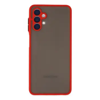 Lopard Samsung Galaxy A04s Kılıf Montreal Silikon Kapak - Kırmızı