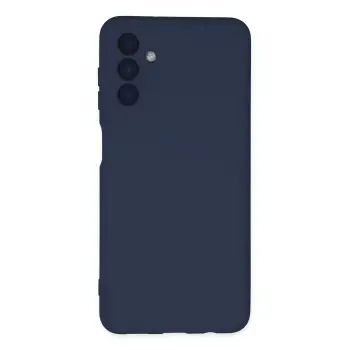 Lopard Samsung Galaxy A04s Kılıf Nano İçi Kadife Silikon - Lacivert