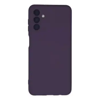 Lopard Samsung Galaxy A04s Kılıf Nano İçi Kadife Silikon - Mor