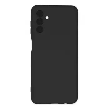 Lopard Samsung Galaxy A04s Kılıf Nano İçi Kadife Silikon - Siyah