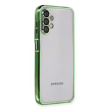 Lopard Samsung Galaxy A04s Kılıf Razer Lensli Silikon - Yeşil