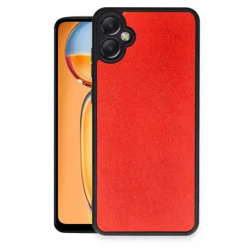 Lopard Samsung Galaxy A05 Kılıf Aras Deri Kapak - Kırmızı