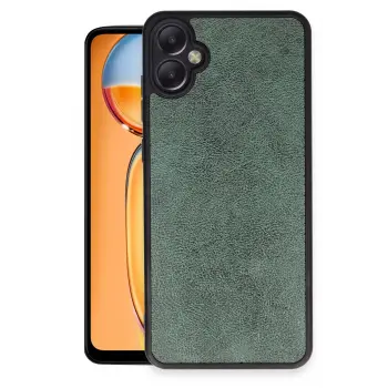 Lopard Samsung Galaxy A05 Kılıf Aras Deri Kapak - Koyu Yeşil