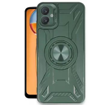 Lopard Samsung Galaxy A05 Kılıf Lincoln Silikon - Koyu Yeşil