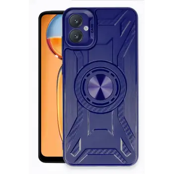 Lopard Samsung Galaxy A05 Kılıf Lincoln Silikon - Lacivert