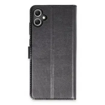 Lopard Samsung Galaxy A05 Kılıf Trend S Plus Kapaklı Kılıf - Siyah