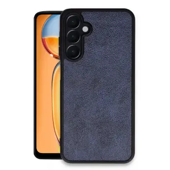 Lopard Samsung Galaxy A05s Kılıf Aras Deri Kapak - Lacivert