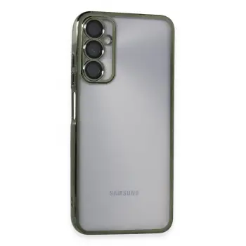 Lopard Samsung Galaxy A05s Kılıf Razer Lensli Silikon - Yeşil