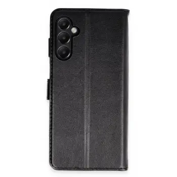 Lopard Samsung Galaxy A05s Kılıf Trend S Plus Kapaklı Kılıf - Siyah