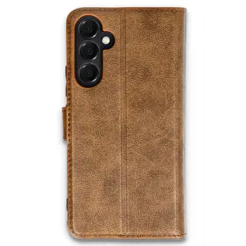 Lopard Samsung Galaxy A05s Kılıf Trend S Plus Kapaklı Kılıf - Taba