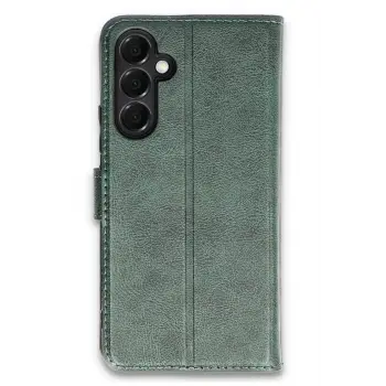 Lopard Samsung Galaxy A05s Kılıf Trend S Plus Kapaklı Kılıf - Yeşil