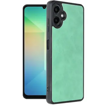 Lopard Samsung Galaxy A06 Kılıf Aras Deri Kapak - Koyu Yeşil