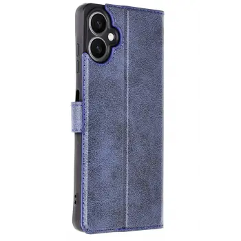 Lopard Samsung Galaxy A06 Kılıf Trend S Plus Kapaklı Kılıf - Lacivert