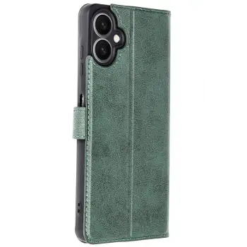 Lopard Samsung Galaxy A06 Kılıf Trend S Plus Kapaklı Kılıf - Yeşil