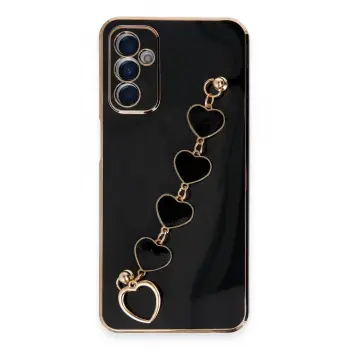 Lopard Samsung Galaxy A14 4g Kılıf Esila Silikon - Siyah